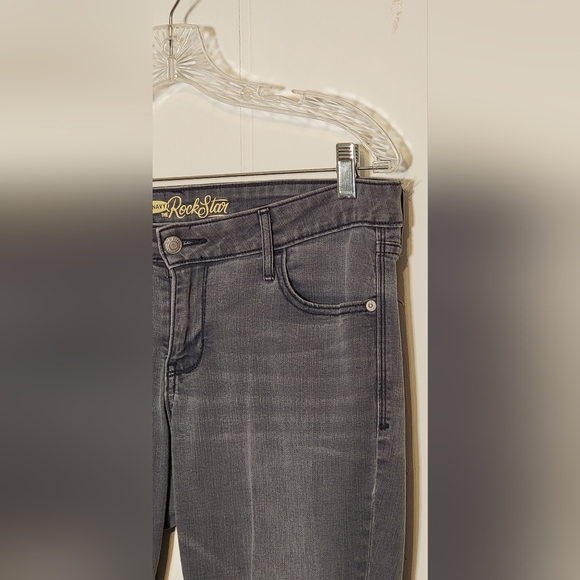 Rockstar jeans by Old Navy. Grey, stretchy skinny jeans. Size 12 regular. - Picture 6 of 6